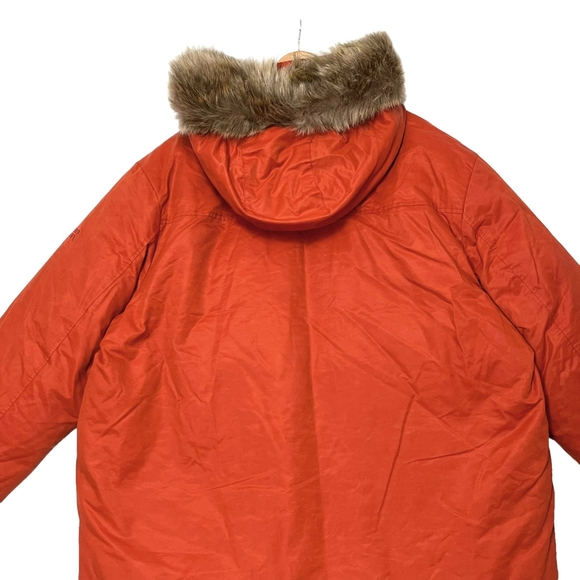 Banana Republic Snorkel Parka Puffer Jacket Mens Sz L Down Filled Hooded Waxed - Picture 12 of 12